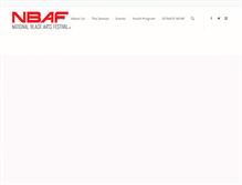 Tablet Screenshot of nbaf.org